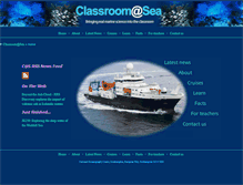 Tablet Screenshot of classroomatsea.net